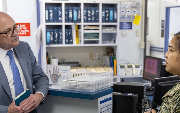 The Honorable Robert P. Storch, DoD IG Visits USNMRTC Yokosuka