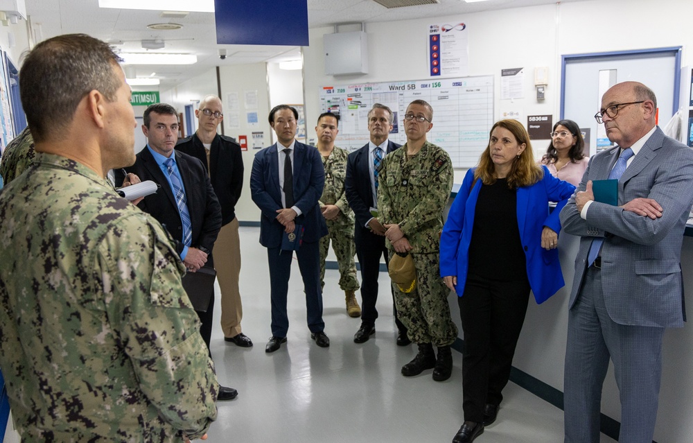 The Honorable Robert P. Storch, DoD IG Visits USNMRTC Yokosuka