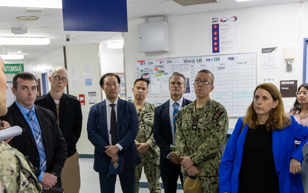The Honorable Robert P. Storch, DoD IG Visits USNMRTC Yokosuka