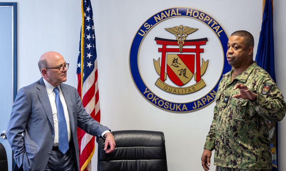 The Honorable Robert P. Storch, DoD IG Visits USNMRTC Yokosuka