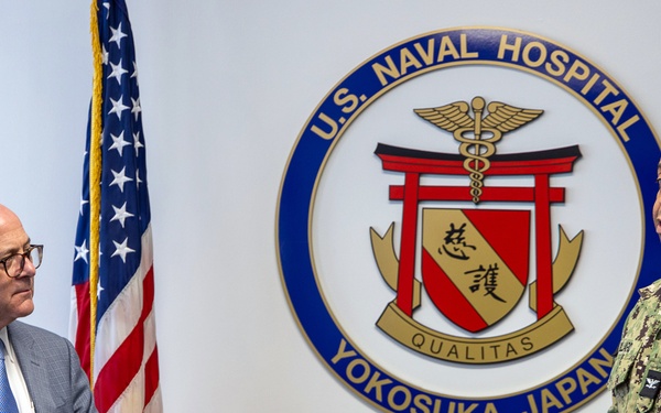 The Honorable Robert P. Storch, DoD IG Visits USNMRTC Yokosuka