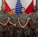 Brigadier General Chalkley Congratulates NCO and Marine of the Quarter