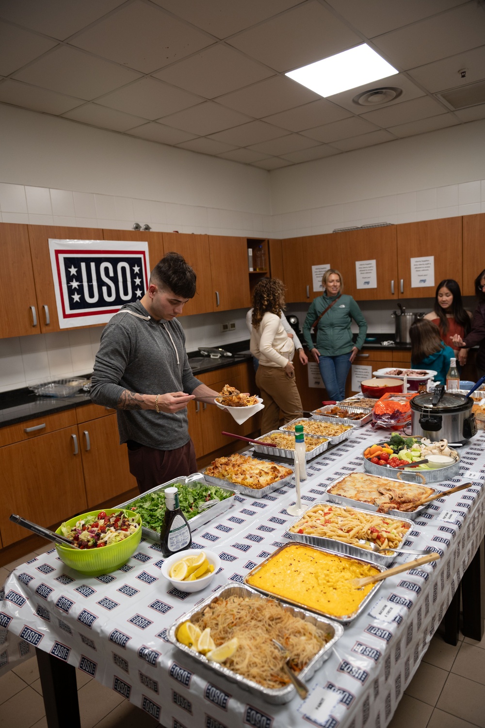 NAVFAC Europe Africa Central Hosts USO Taste of Home Event