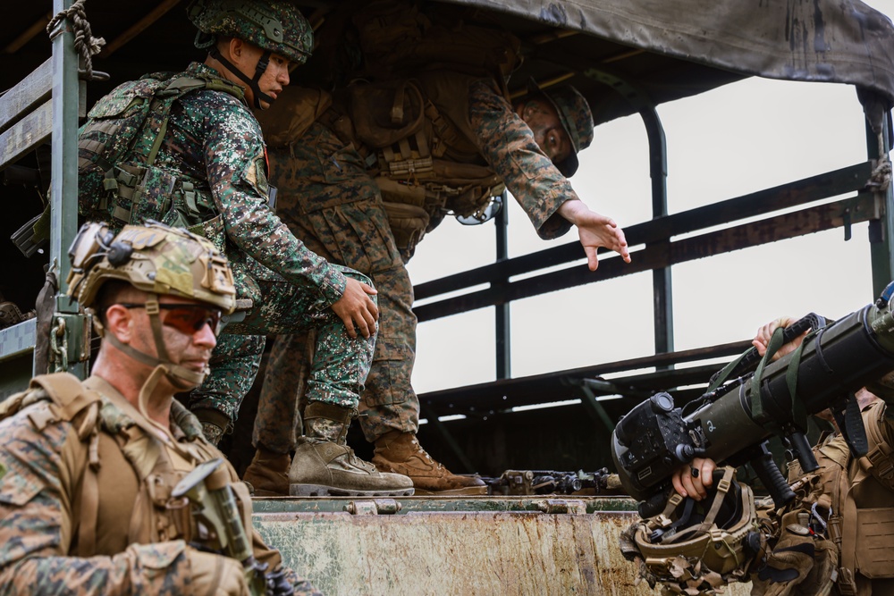 Balikatan 24: U.S., Philippine Marines Rehearse Airfield Security Training