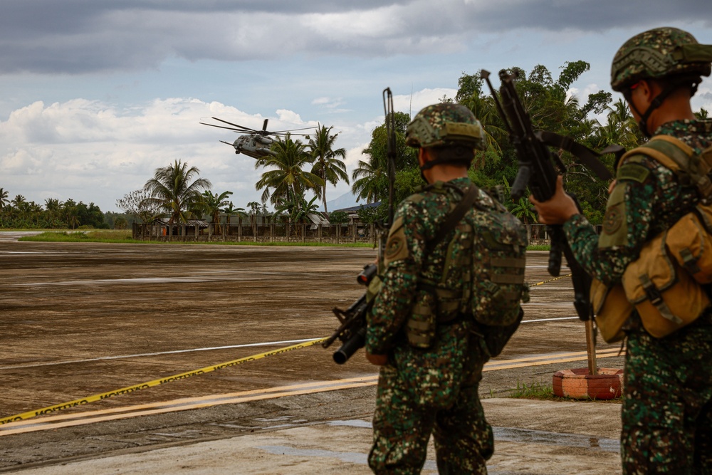 Balikatan 24: U.S., Philippine Marines Rehearse Airfield Security Training