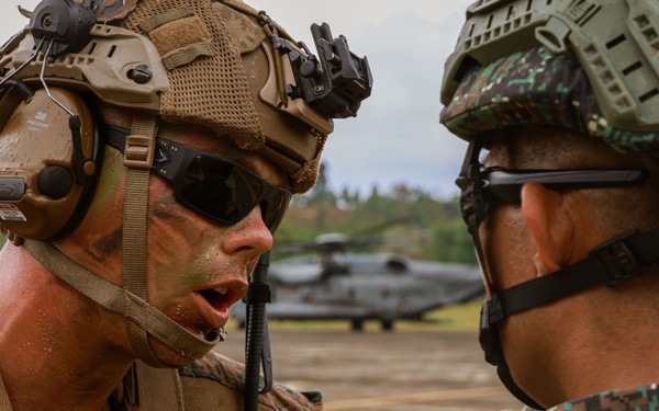 Balikatan 24: US, Philippine Marines Rehearse Airfield Security Training