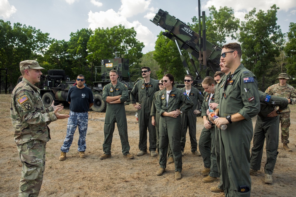 Balikatan 24: RAAF E-7A Wedgetail Crew Visits U.S. Patriot Site