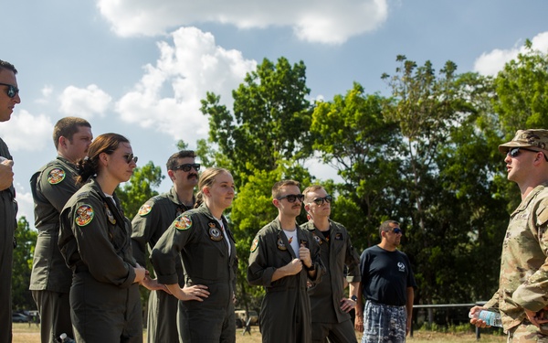 Balikatan 24: RAAF E-7A Wedgetail Crew Visits U.S. Patriot Site