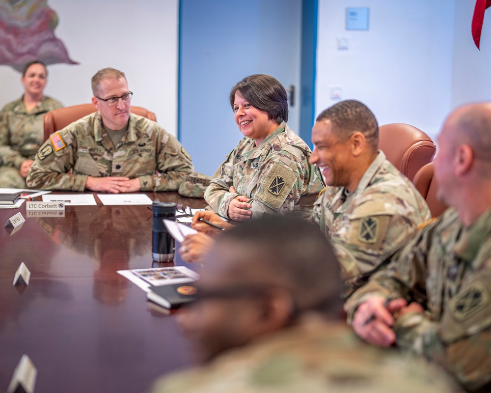 10th AAMDC command team visits 5-7 ADA for Maintenance Terrain Walk