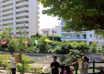 Camp Kinser Aja River clean up