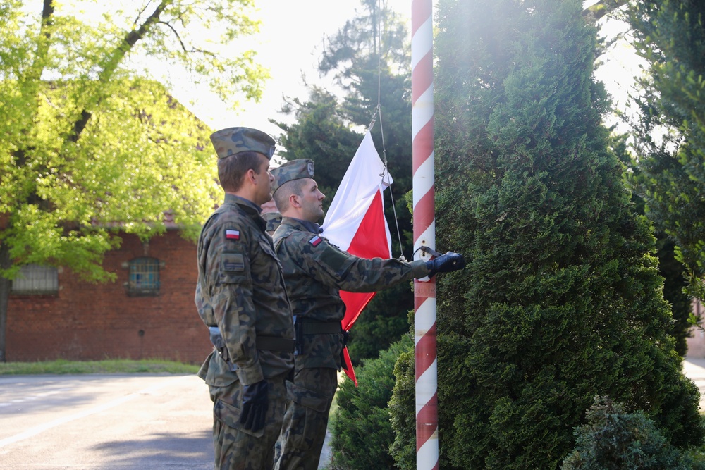 1st Polish Aviation Brigade Constitution Day Ceremony