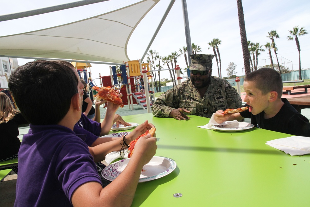 Working Together: Sailors and Students Complete Beautification Project at Rota Elementary School