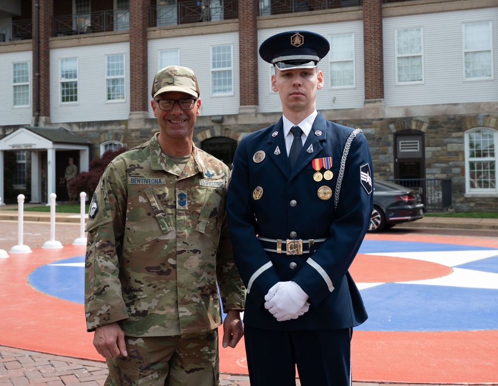 Space Force chief master sergeant visits Joint Base Anacostia-Bolling