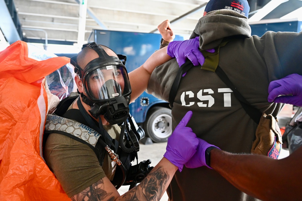 33rd WMD-CST participates in Pharmaceutical-Based Agents (PBA) exercise