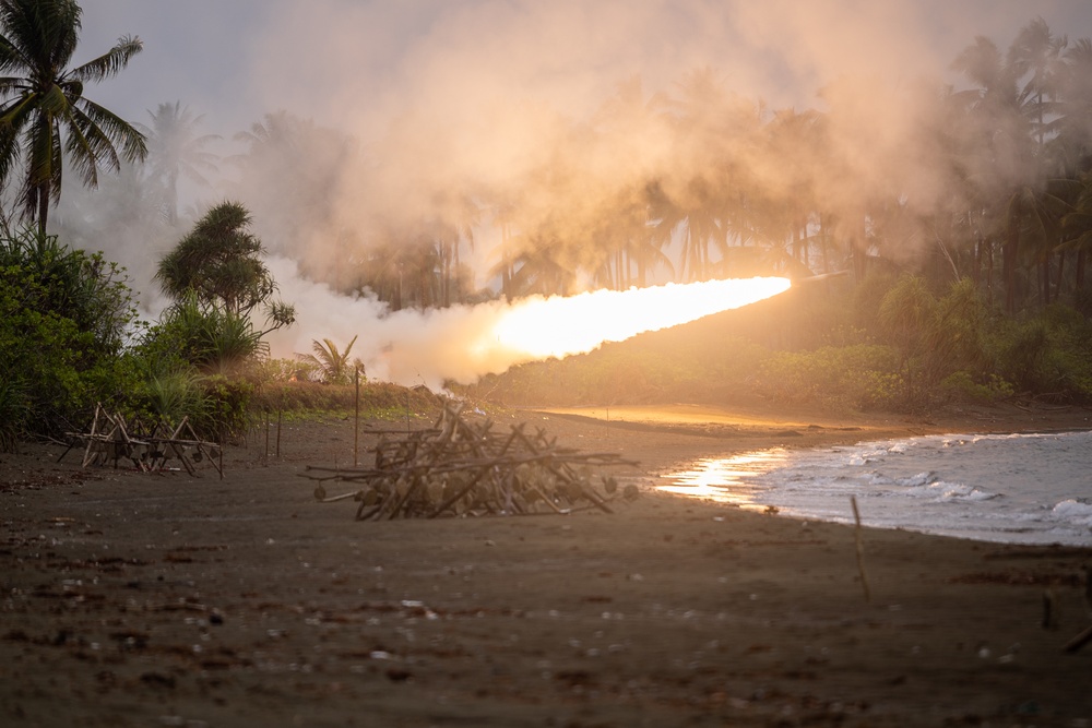 Balikatan 24: 1st MDTF HIMARS Live Fire