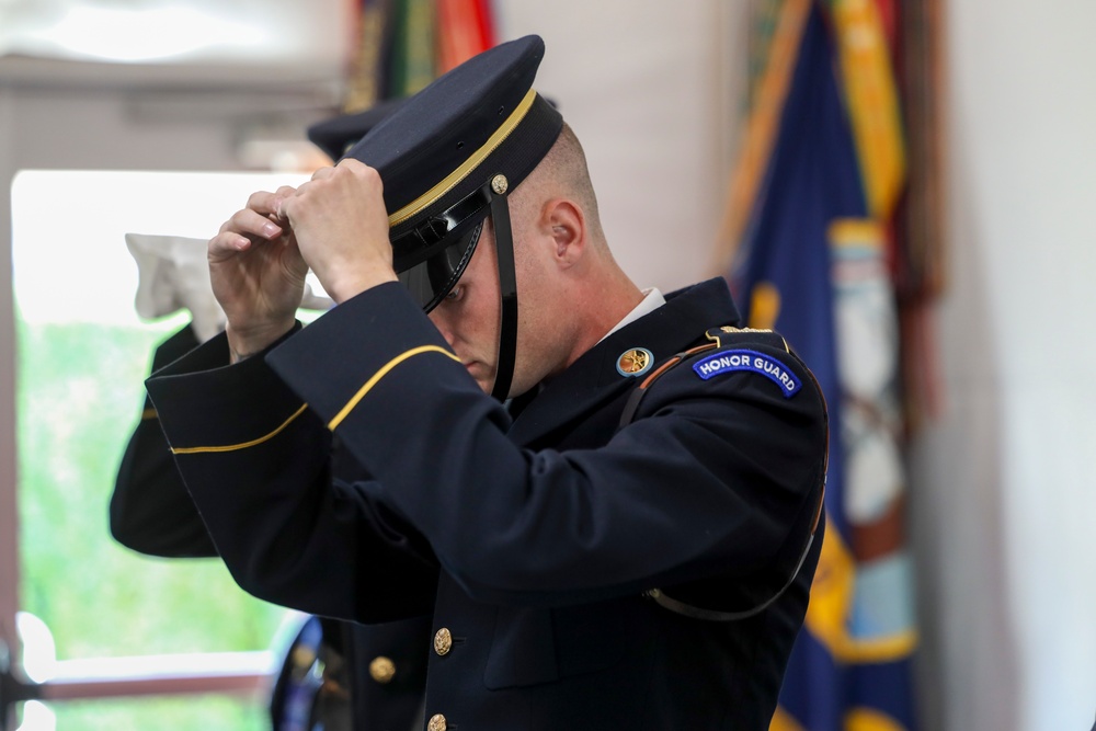 Joint Armed Forces Color Guard at the 2024 NFL Draft