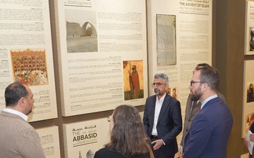 Consul General Mark Stroh and USAID/Iraq’s Acting Deputy Mission Director Nancy Godfrey visited the Syriac Heritage Museum in Erbil to meet the Antiquities Coalition team.