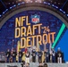 Joint Armed Forces Color Guard at the 2024 NFL Draft