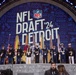 Joint Armed Forces Color Guard at the 2024 NFL Draft