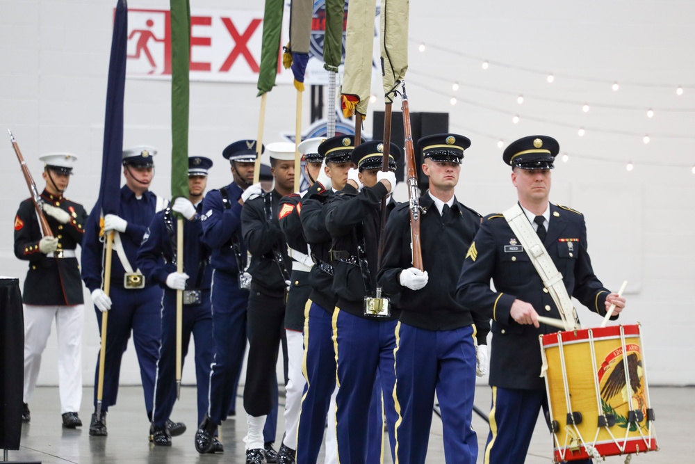Joint Armed Forces Color Guard at USA Wheelchair Football League All-Star Game
