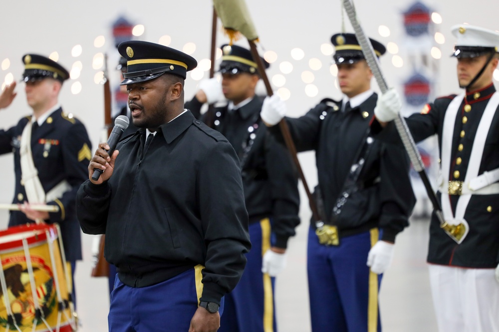 Joint Armed Forces Color Guard at USA Wheelchair Football League All-Star Game