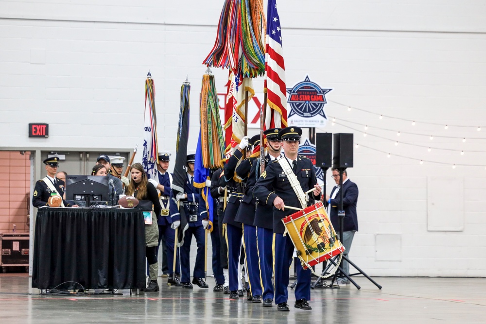 Joint Armed Forces Color Guard at USA Wheelchair Football League All-Star Game