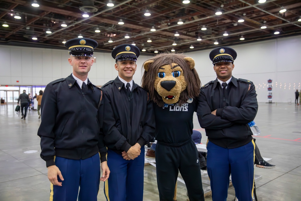 Joint Armed Forces Color Guard at USA Wheelchair Football League All-Star Game