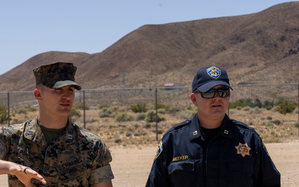 CHP Visit to Mounted Color Guard Stables