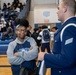 Joint Armed Forces Color Guard Engage with Detroit High School Students