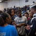 Joint Armed Forces Color Guard Engage with Detroit High School Students