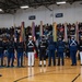 Joint Armed Forces Color Guard Engage with Detroit High School Students