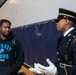 Joint Armed Forces Color Guard Engage with Detroit High School Students