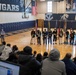 Joint Armed Forces Color Guard Engage with Detroit High School Students