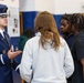 Joint Armed Forces Color Guard Engage with Detroit High School Students