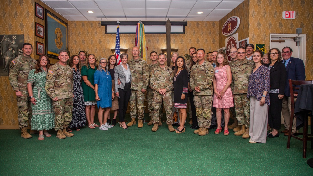 CSA and Patty George visits Fort Stewart