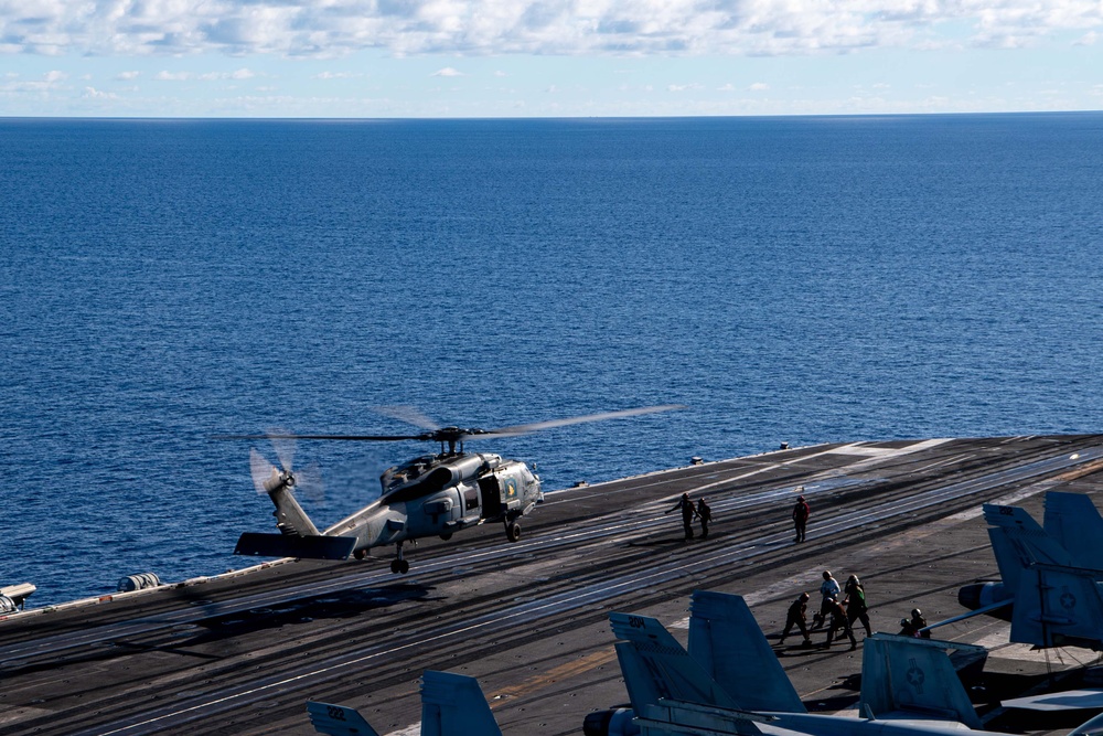 Theodore Roosevelt Flight Deck Ops