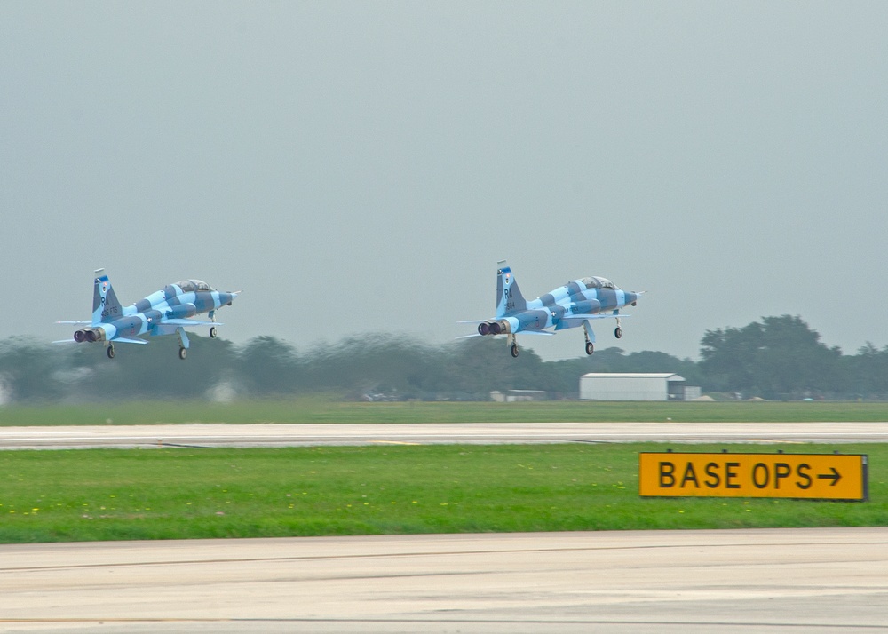 Local San Antonio honorary commanders take flight