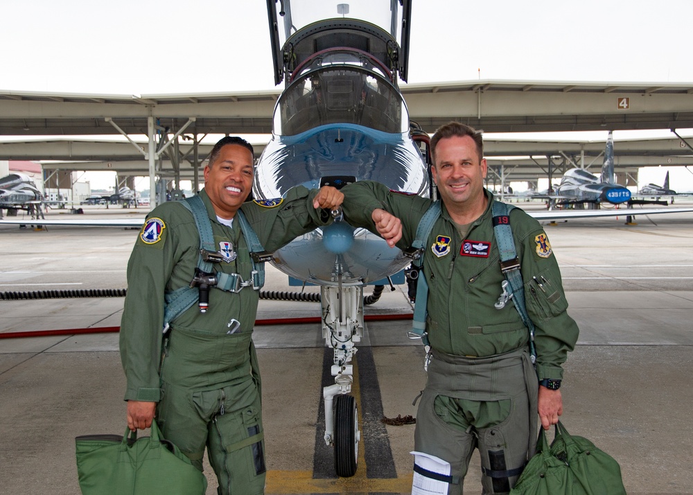 Local San Antonio honorary commanders take flight