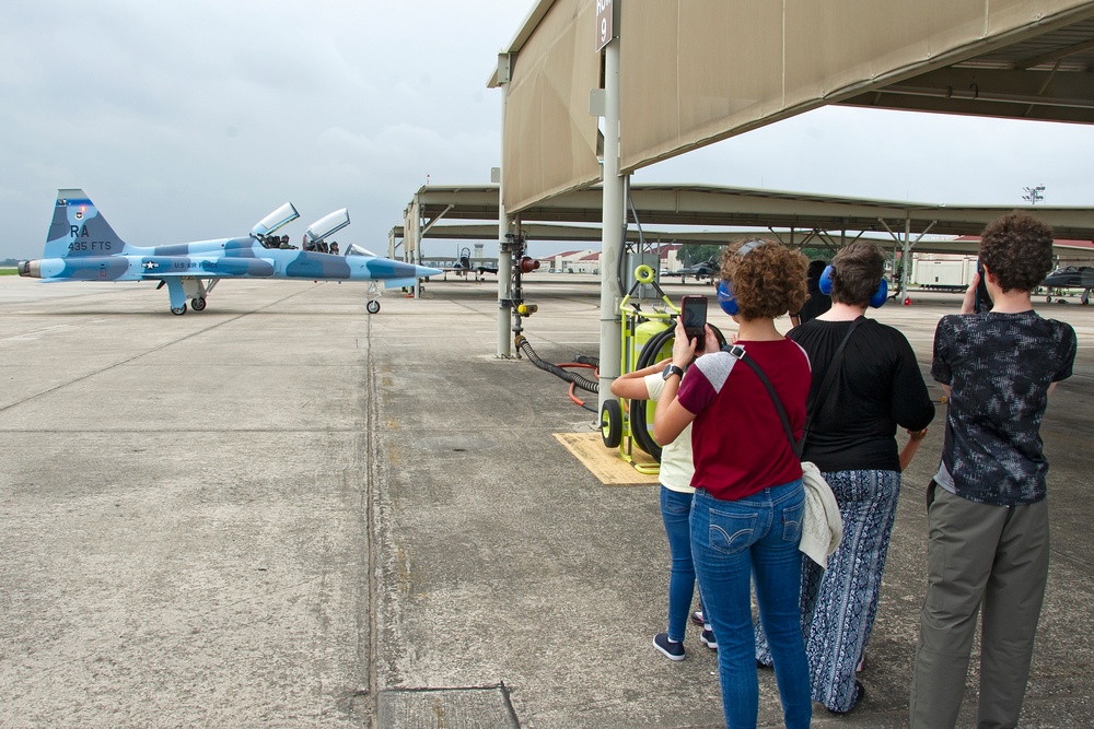 Local San Antonio honorary commanders take flight