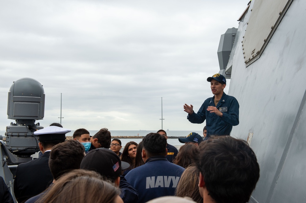 USS Spruance hosts friends and family day cruise