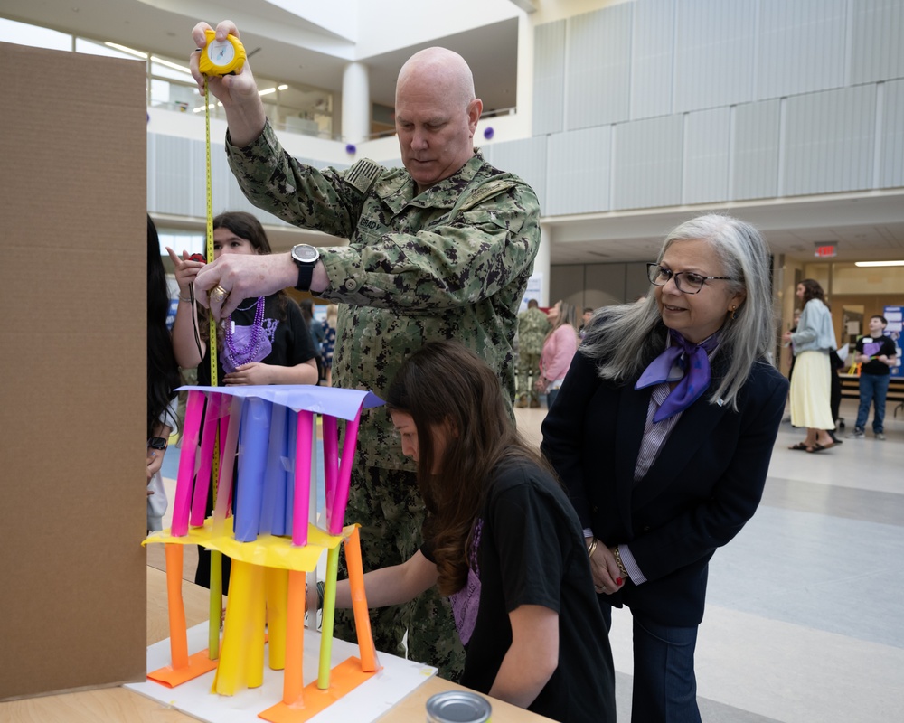 VCJCS issues STEM challenge to Hanscom AFB students