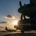 HC-130J Combat King II aircraft soak in the sunset