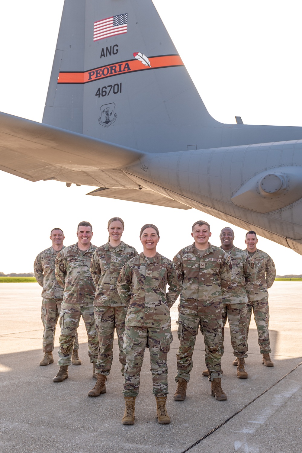 182nd Airlift Wing Recruiting and Retention section pictured in Peoria, Ill., April 8, 2024