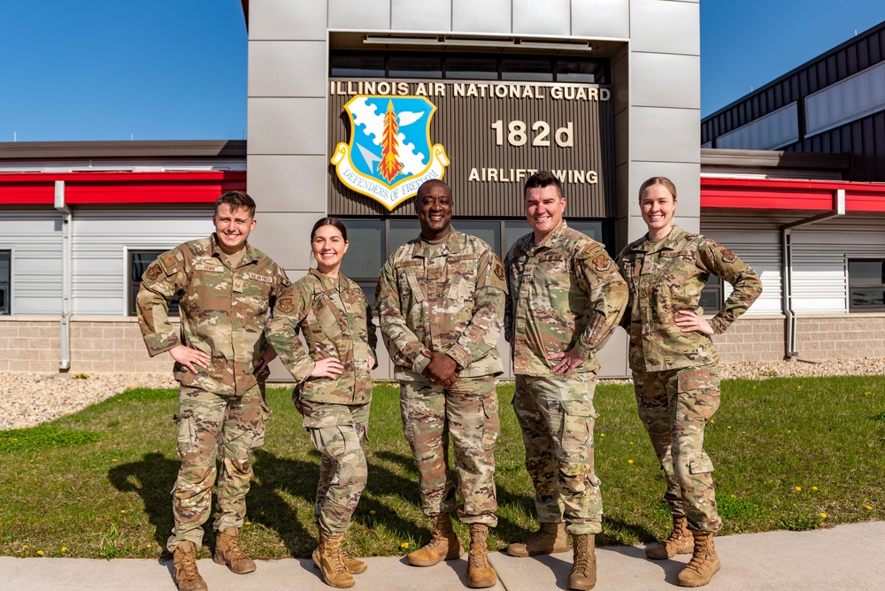 182nd Airlift Wing Recruiting and Retention section pictured in Peoria, Ill., April 8, 2024