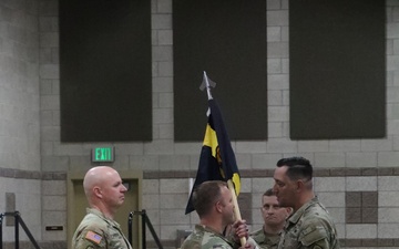 97th Troop Command receives new Company Commander during Change of Command Ceremony
