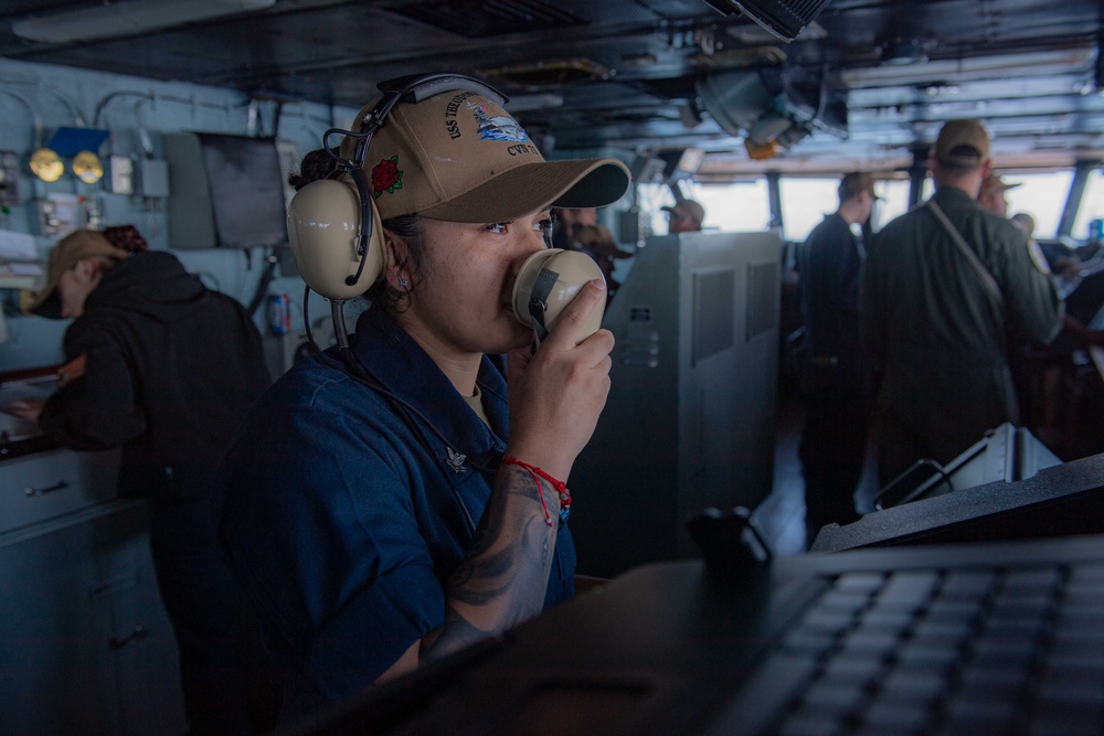 Theodore Roosevelt Perform Critical Sea Passage, Trade Thoroughfare Operations in the South China Sea