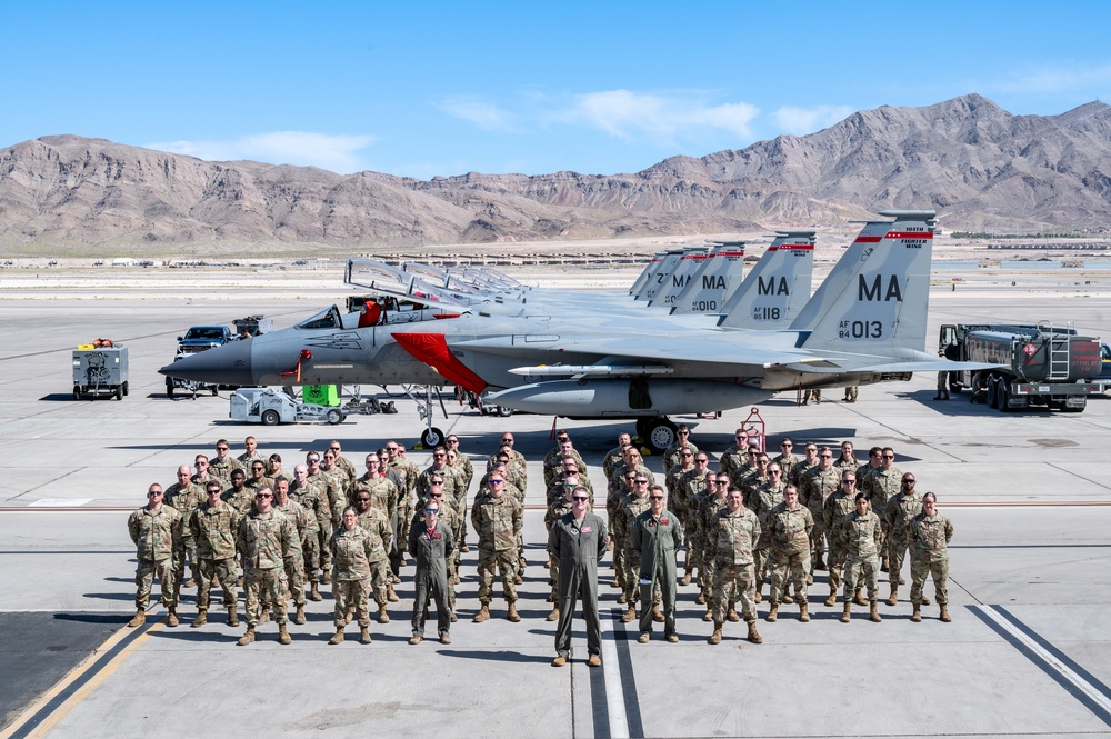 104FW Airmen attend Nellis Air Force Base for weapons school integration exercise, test new air combat tactics
