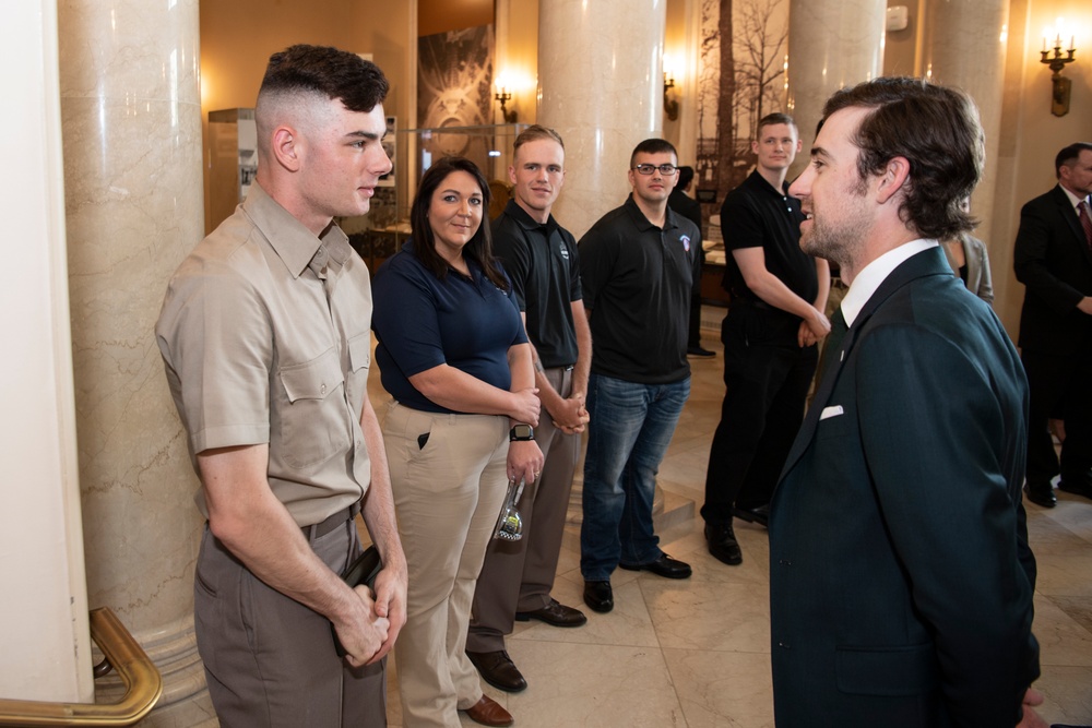 2023 Coca-Cola 600 Champion Ryan Blaney Visits ANC