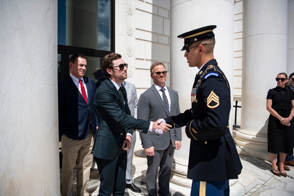 2023 Coca-Cola 600 Champion Ryan Blaney Visits ANC