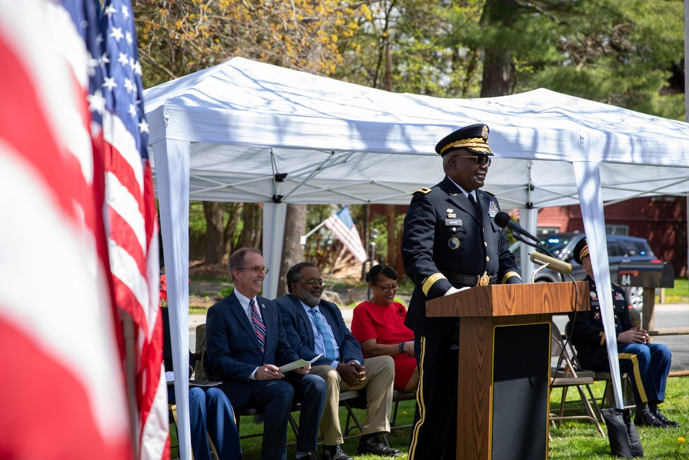 Town honors black civil war veteran